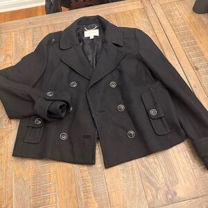 Banana Republic Black Blazer with Chain Detail